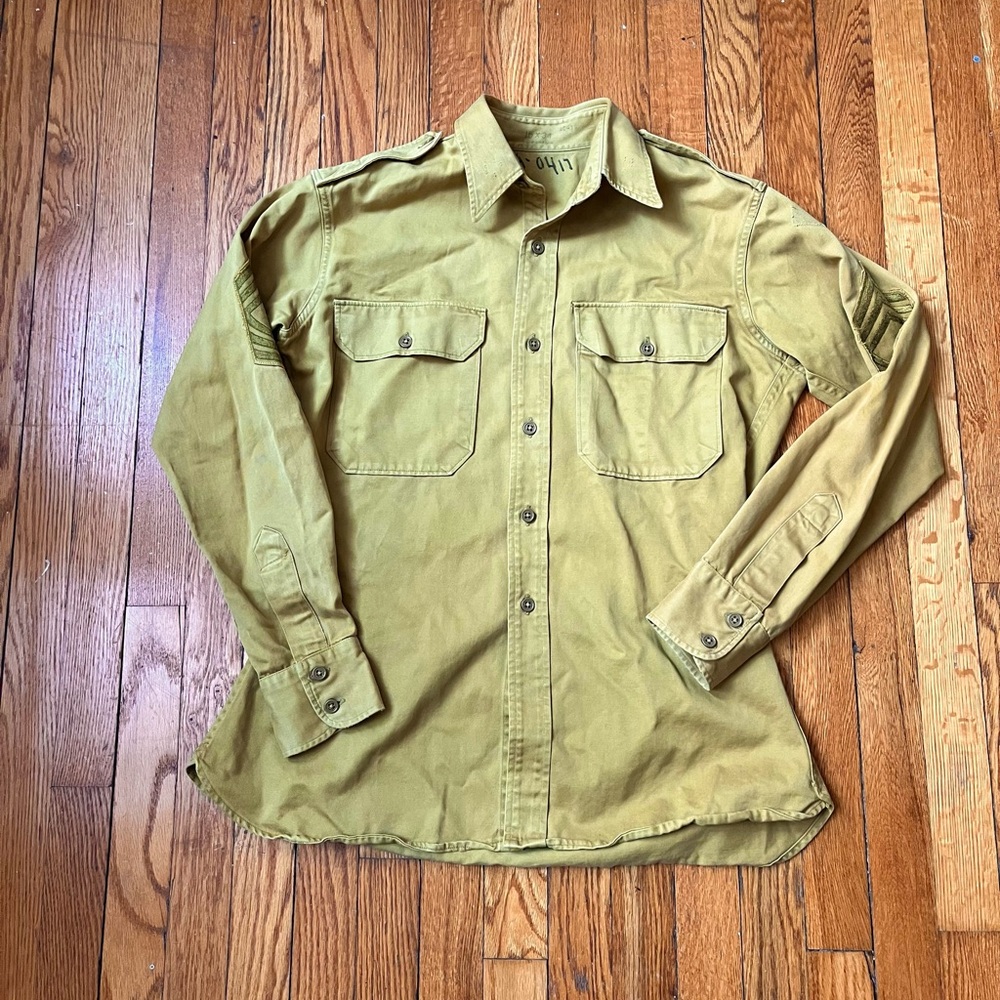 Vintage Military Shirt